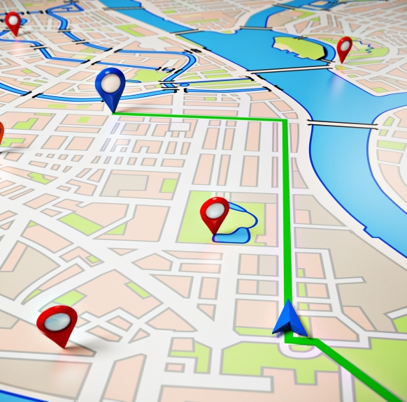 Des véhicules géolocalisés