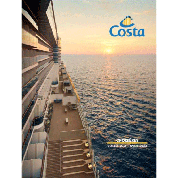 Costa Croisières Juillet 2021 - Avril 2023