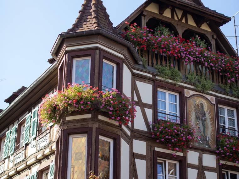 Kaysersberg _ rues de la ville © OTVKB