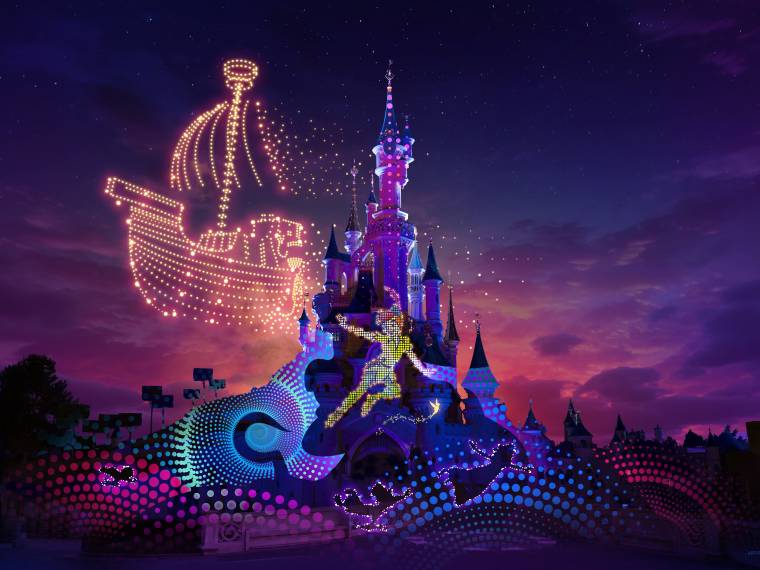Chateau de nuit © Disney