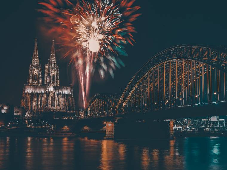 Cologne feu d'artifice © Envato