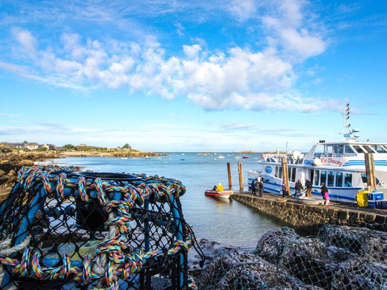 Vers les îles Chausey depuis Granville © Sophie Kernen - Jumeaux & Co