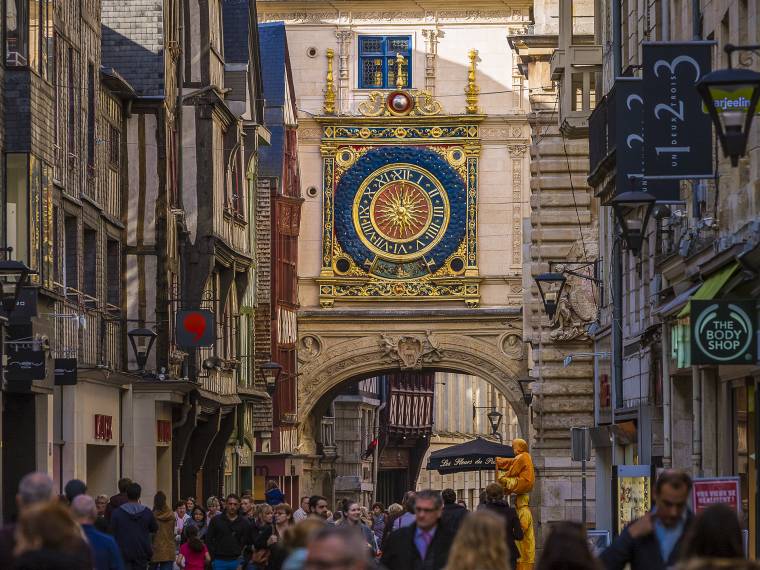 Rouen, le Gros-Horloge ©Seine-Maritime Tourisme -V.Rustuel