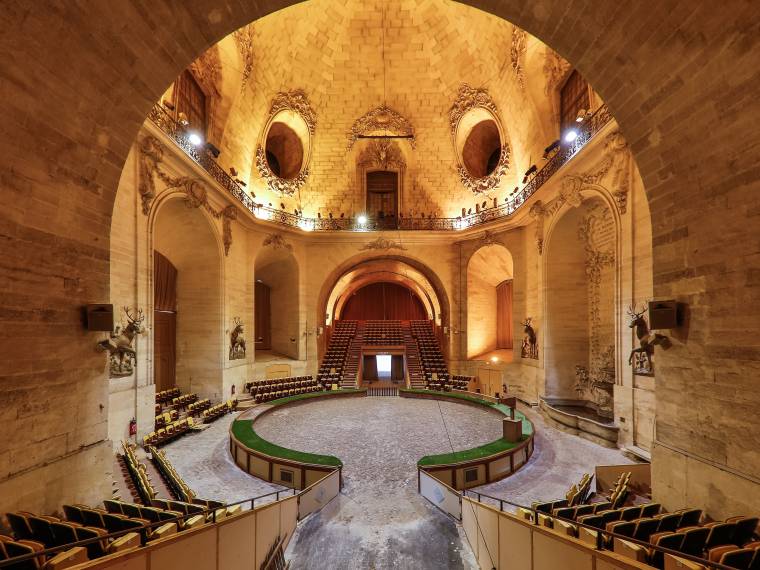 Intérieur des Grandes Écuries © Christophe Tanière - Château de Chantilly