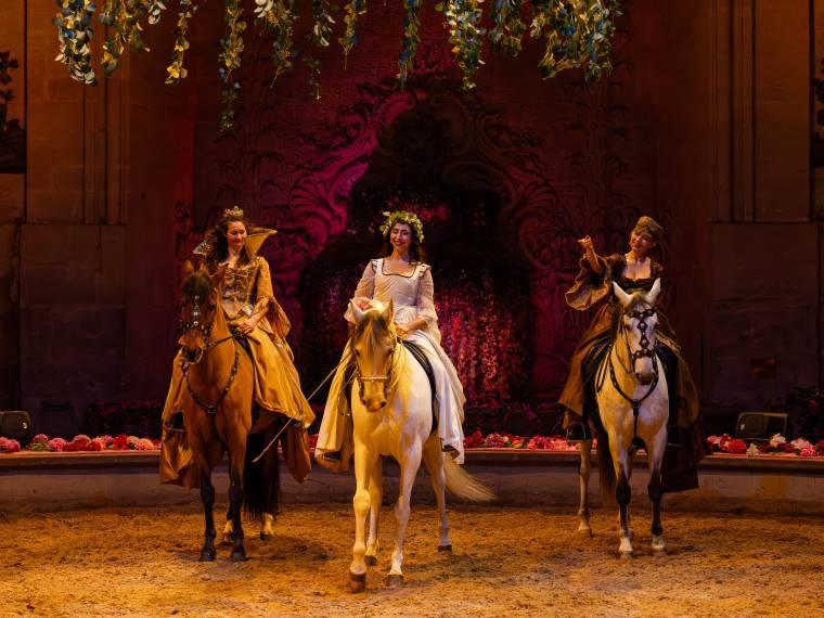 Spectacle équestre Désirée © Christophe Tanière - château de Chantilly