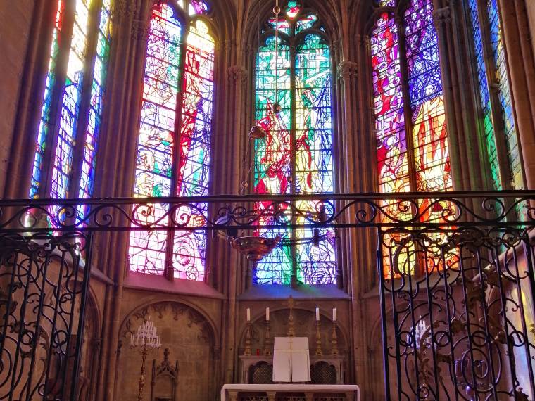 Metz, vitraux de la cathédrale St-Etienne