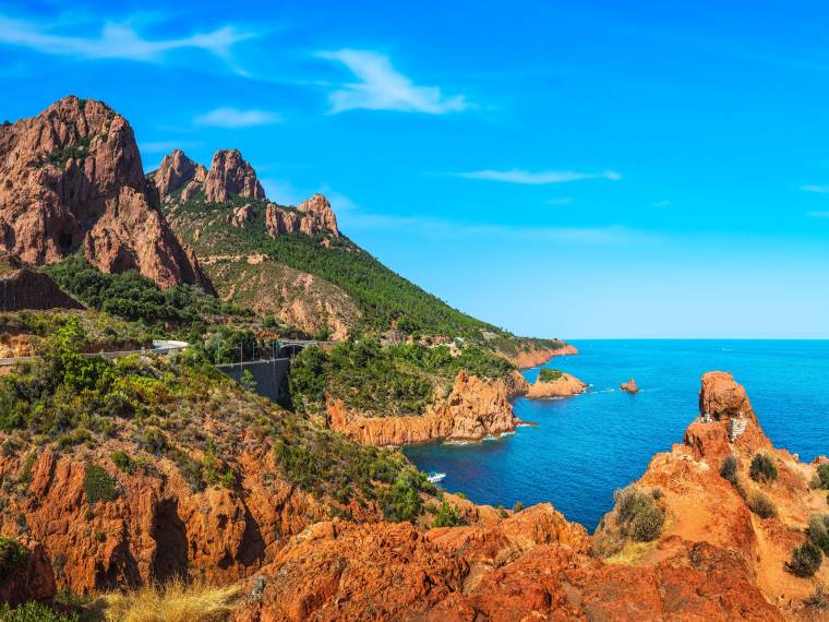 Corniche d-Or, Esterel © AdobeStock_383932173