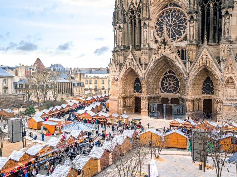 Reims, marché de Noël © Cyrille Beudot