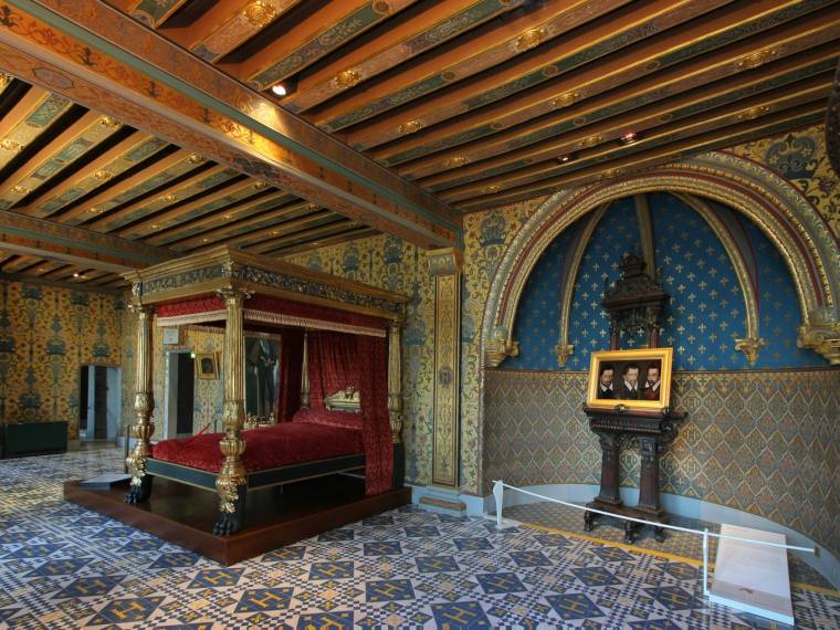 Appartements royaux I Chateau Royal de Blois - Chambre du Roi  - © D. Lépissier 2