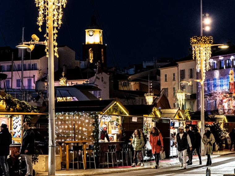 Marché de Noël ©Ville de Saint-Tropez - Guillaume Voiturier