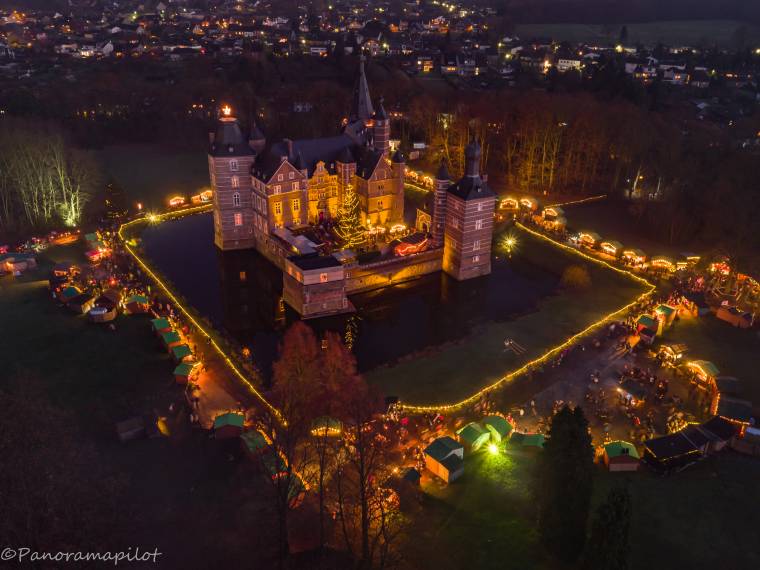 Vue aérienne du chateau © Panoramapilot