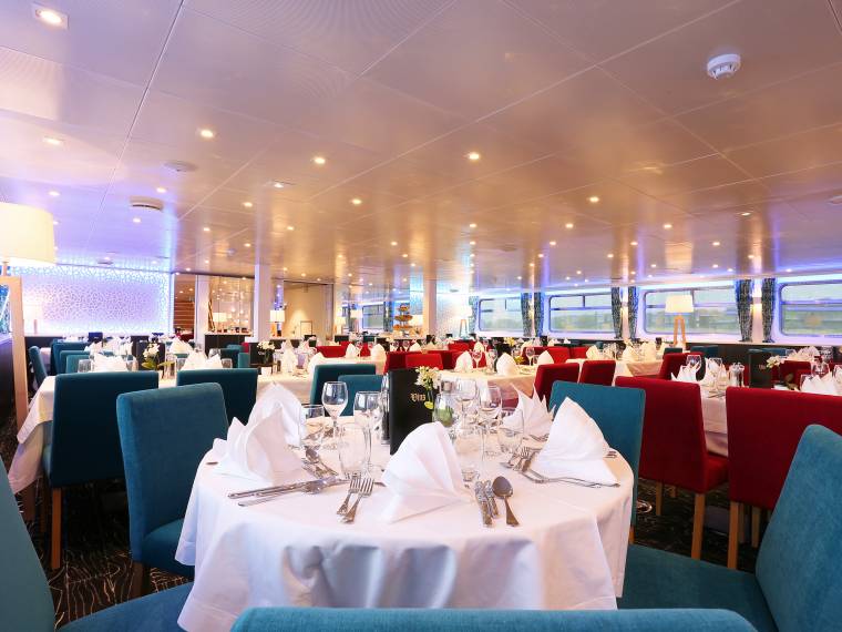 MS Elbe Princesse, restaurant © Croisitek - O. Asmussen