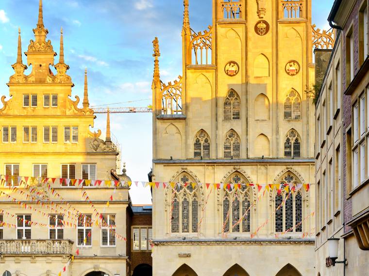 Münster, Prinzipalmarkt, hôtel de ville © GNTB_Francesco Carovillano