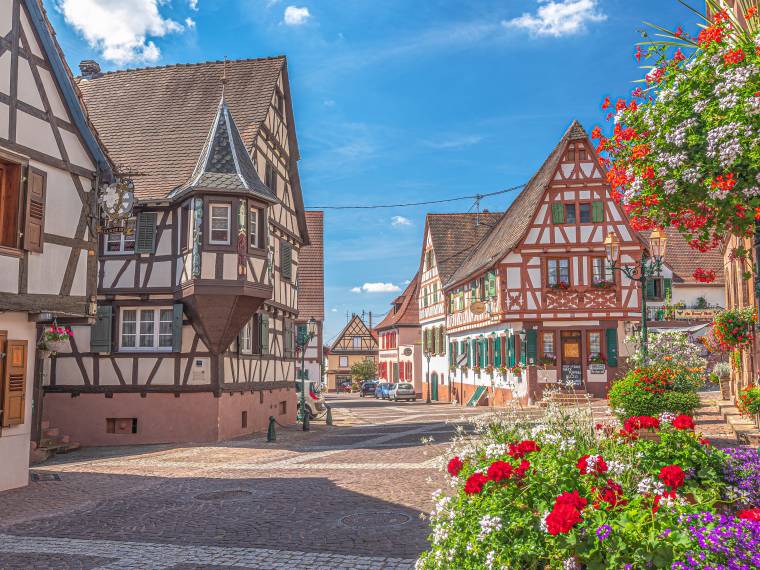 Oberbronn en Fleur ©OTI de l-Alsace Verte I Cédric SCHELL