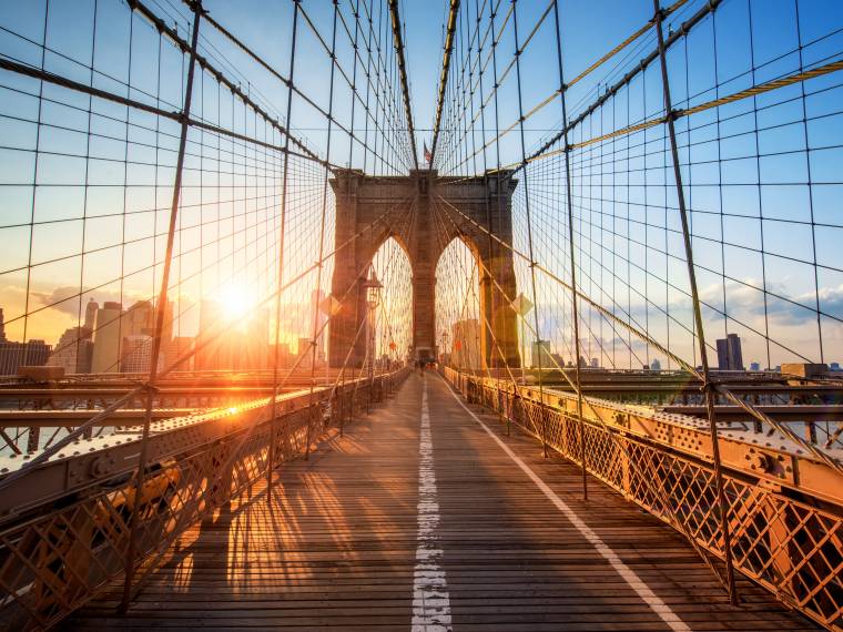 New York, Brooklyn bridge © AdobeStock_87335557