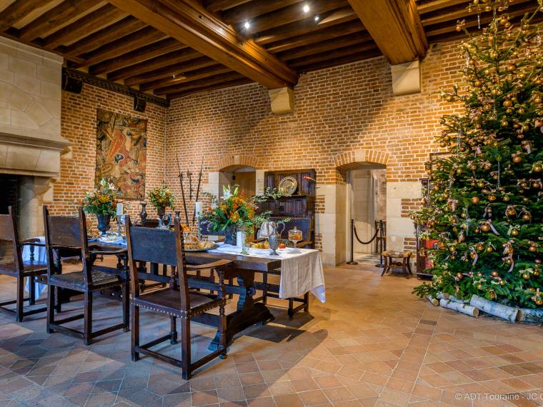 Noël au Chateau du Clos Lucé © ADT Touraine - JC Coutand