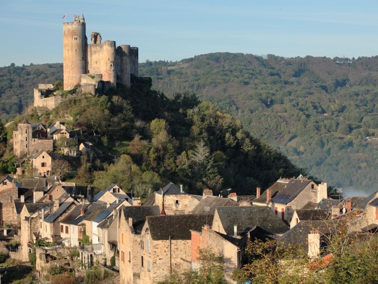 Point de vue sur Najac © SPL Ouest Aveyron Tourisme