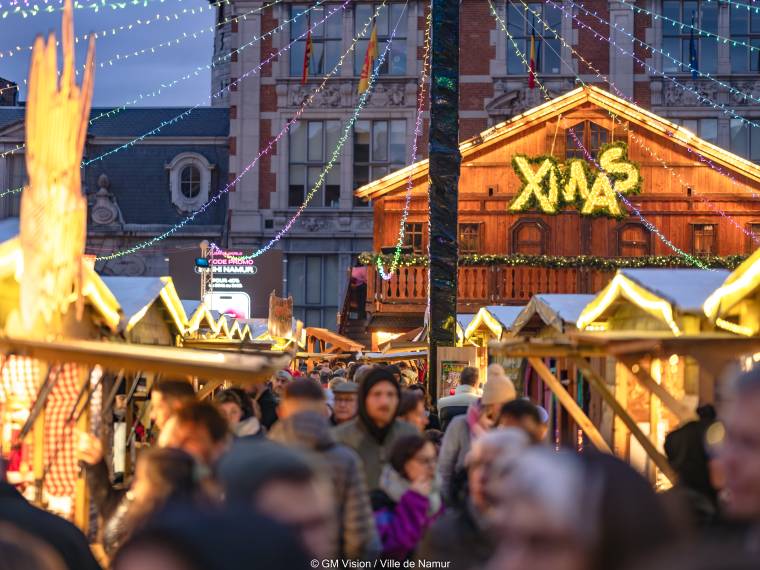 Marché de Noël 4 © Namur en Lumière – Georges Michaux