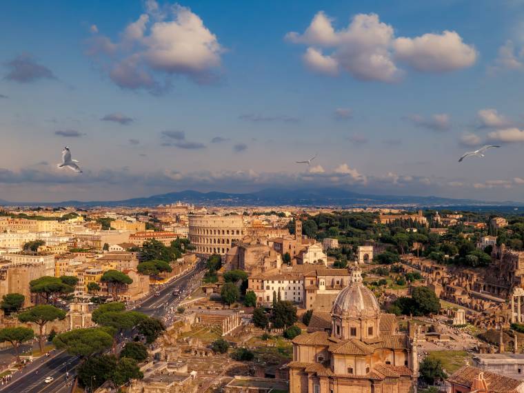 Rome, Forum romain et mont Palatin © Envato