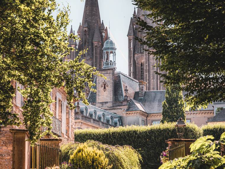 Vue sur la cathédrale de Coutances © CRT Normandie - Teddy Verneuil
