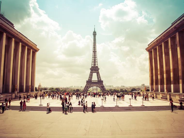 Paris, tour Eiffel depuis le palais de Chaillot © Envato_2