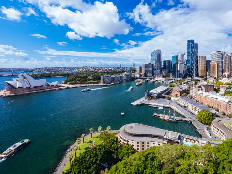 Sydney, vue depuis Harbour bridge © Envato