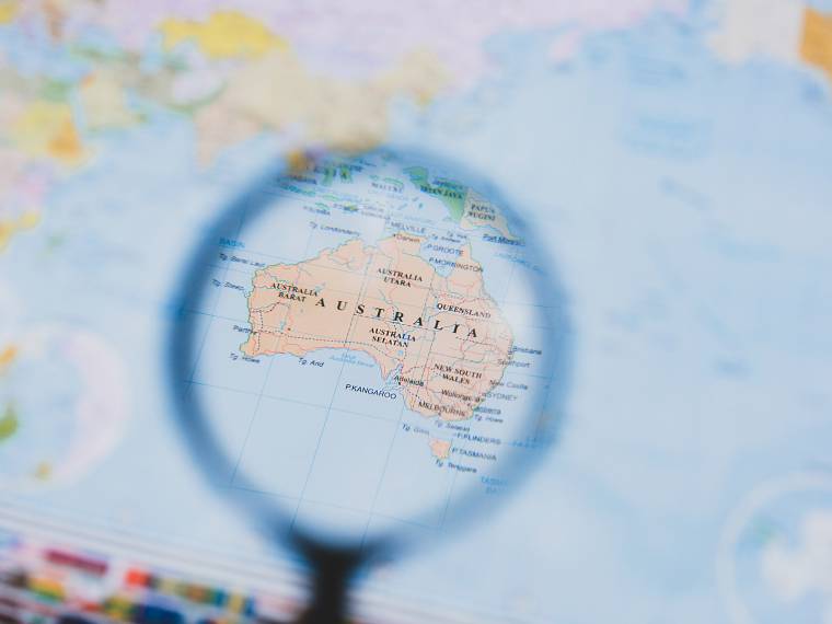 Map of Australia © Envato