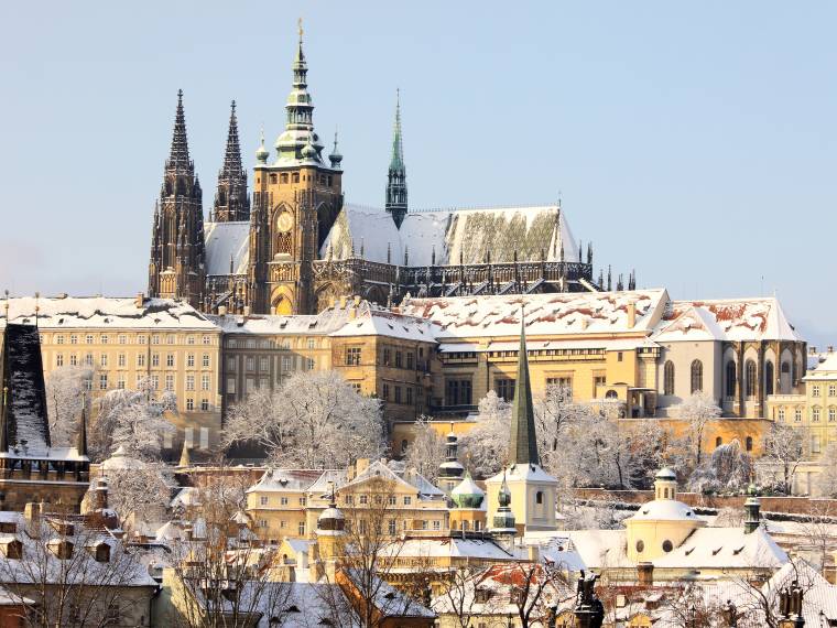 Château de Prague en hiver © Envato