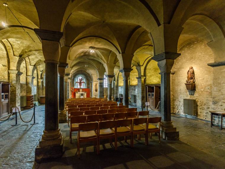 Nivelles Collégiale Sainte-Gertrude - crypte © WBT Jean-Paul Remy