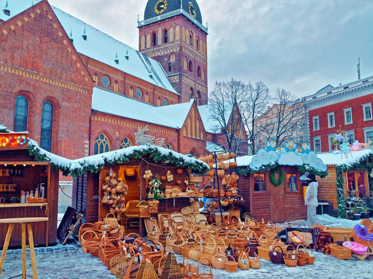 Riga, un hiver enchanté - Marché de Noël